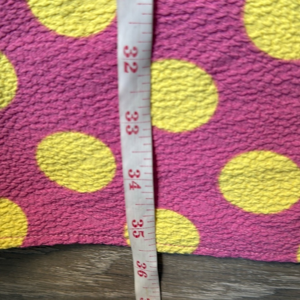 Stine Goya Will Polka Dot Mini Dress pink yellow Medium - Picture 12 of 13